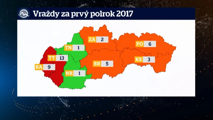Mapa kriminality.