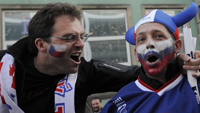 Česko, Slovensko, hokej, fanúšik