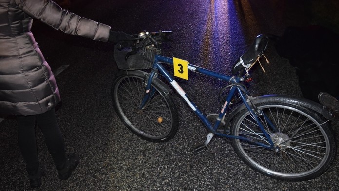 Bicykel z miesta činu.