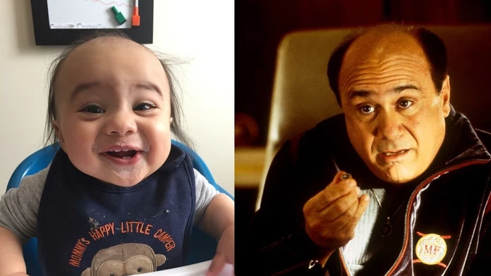 Dieťa sa veľmi podobá na slávneho herca.
