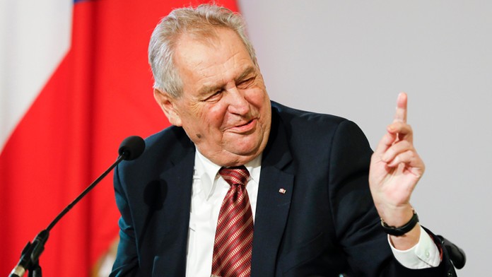 Český prezident Miloš Zeman.
