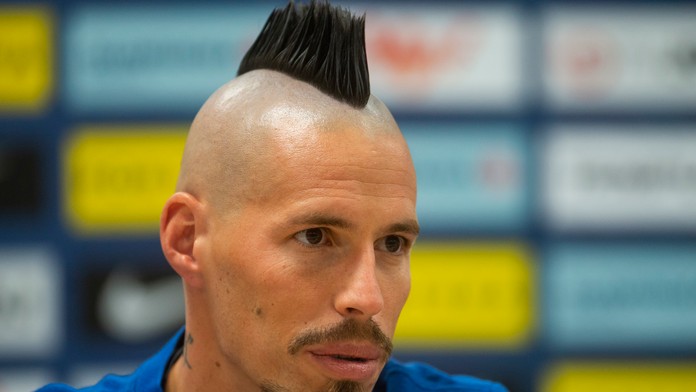 Marek Hamšík a jeho charakteristický účes
