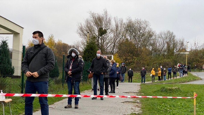 Odberné miesto zriadili aj v kabíne klubu Dukla Trenčín.