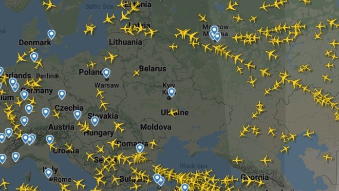 Internetové stránky ukrajinskej vlády ochromil kybernetický útok, nebo nad Ukrajinou sa vyprázdnilo