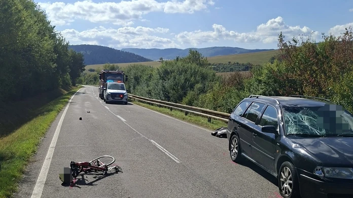 Tragická zrážka na východe Slovenska. Nehodu neprežil 75-ročný cyklista