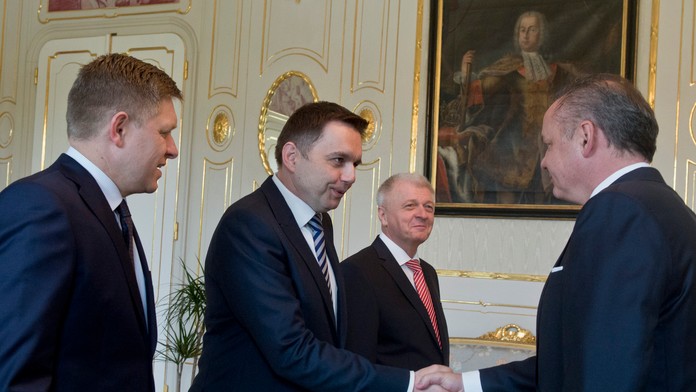 Kažimír, Fico a Kiska.