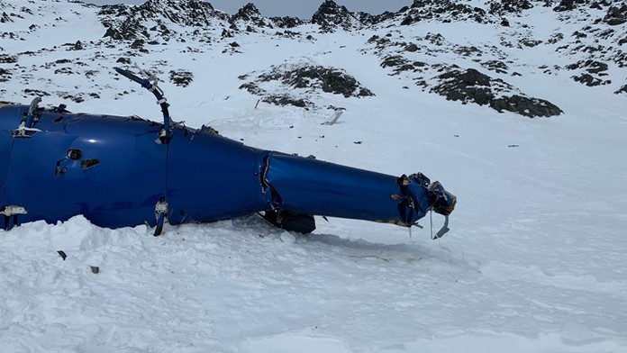 Nehoda vrtuľníku na Aljaške.