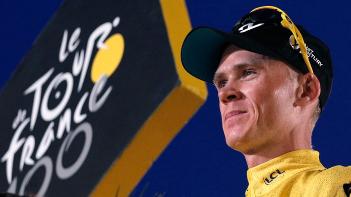 Christopher Froome na archívnej snímke z Tour de France.