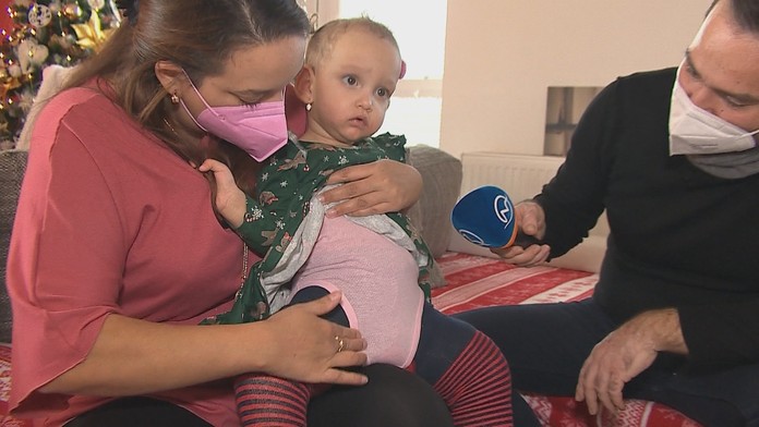 Katarína Zaťková s dcérkou.