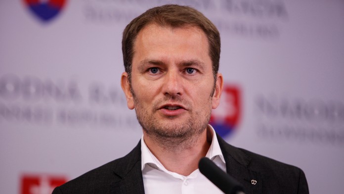 Na snímke líder opozičného hnutia OĽANO  Igor Matovič 