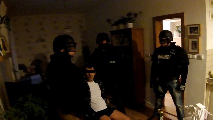 Pavel V. po zadržaní v Rajke.