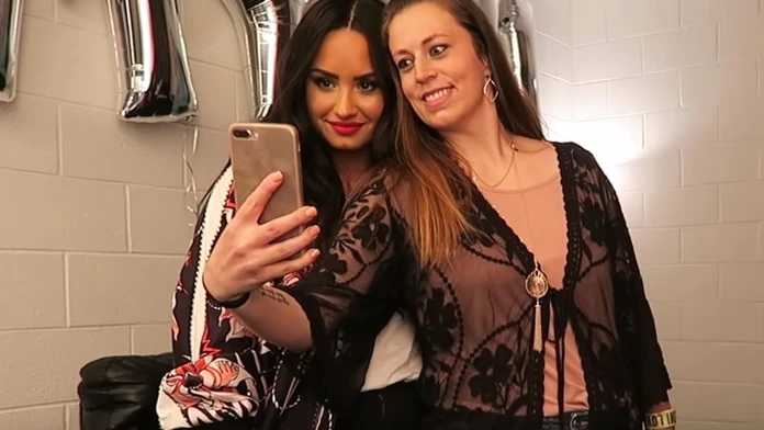 Demi Lovato s fanúšičkou