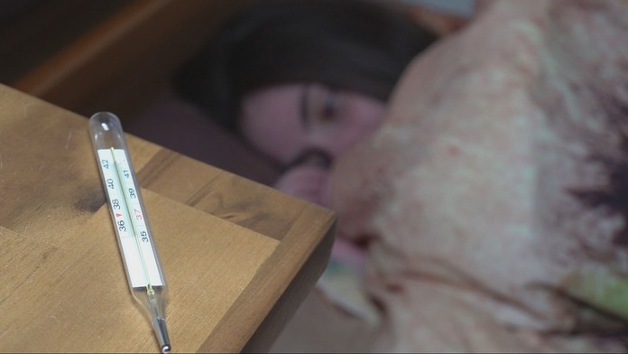 Chrípka, horúčka, teplota (ilustračná snímka)