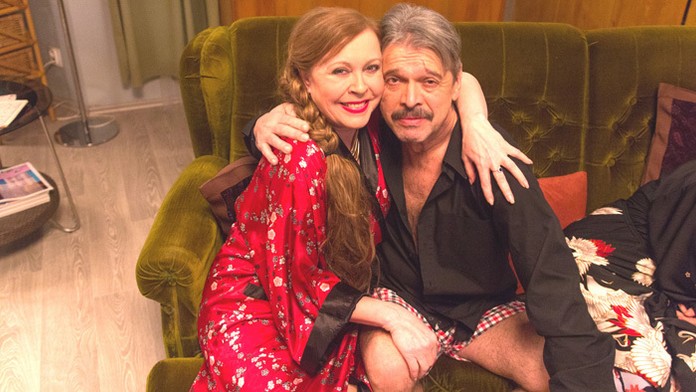 Marta Sládečková a Ivo Gogál v roku 2008 v seriáli Priateľky