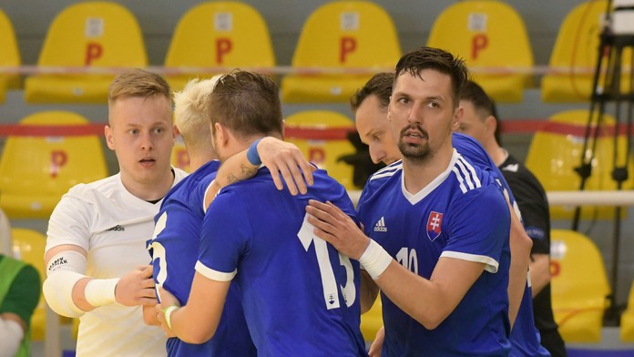 Slovenskí futsalisti.