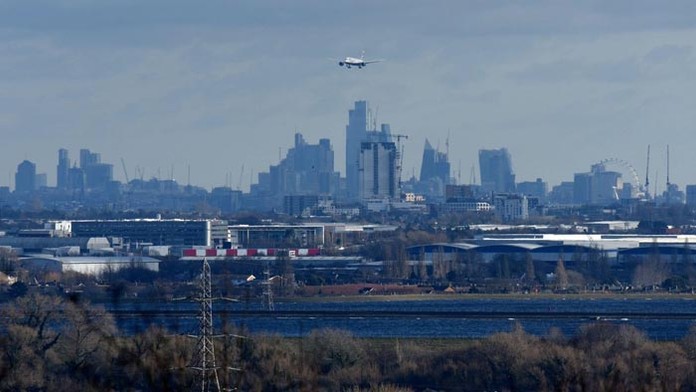 Letisko Heathrow v Londýne.