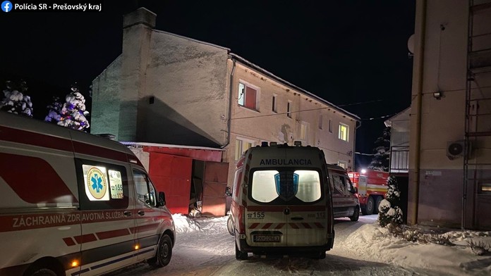 Požiar v domove dôchodcov.