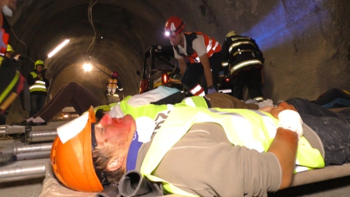 Cvičenie v tuneli Višňové