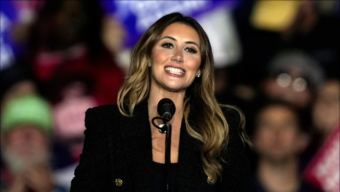 Na archívnej snímke Alina Habbová, ktorá bude pôsobiť ako Trumpova poradkyňa.