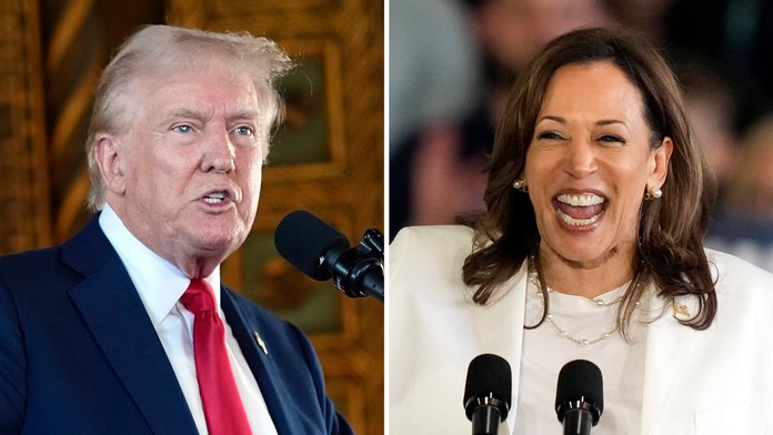 Donald Trump a Kamala Harrisová