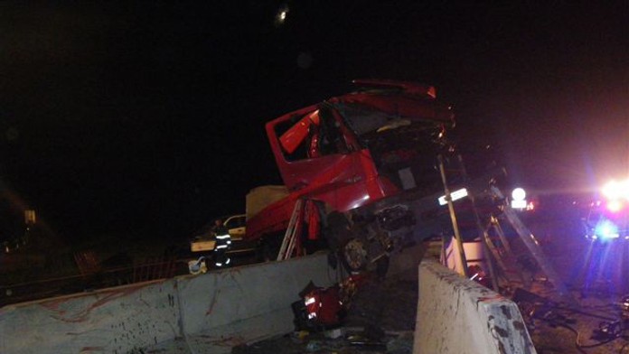 Nehoda kamióna na D1.