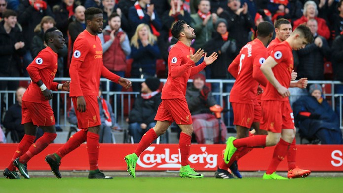 Hráč Liverpoolu Emre Can.