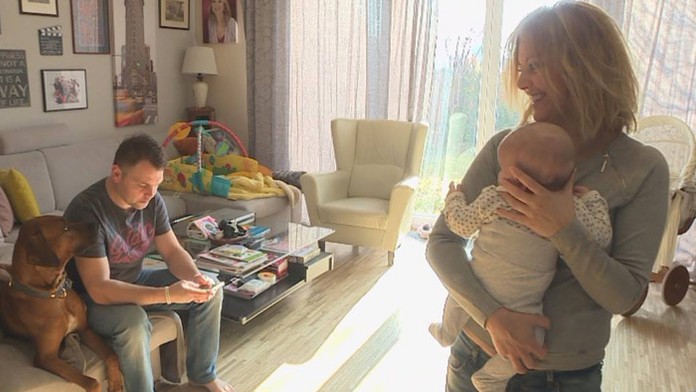 Evita so synčekom Jakubkom a partnerom Pawelom.