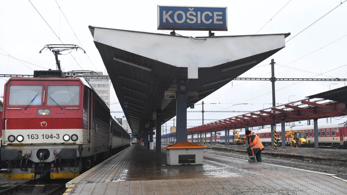 Železničná stanica v Košiciach