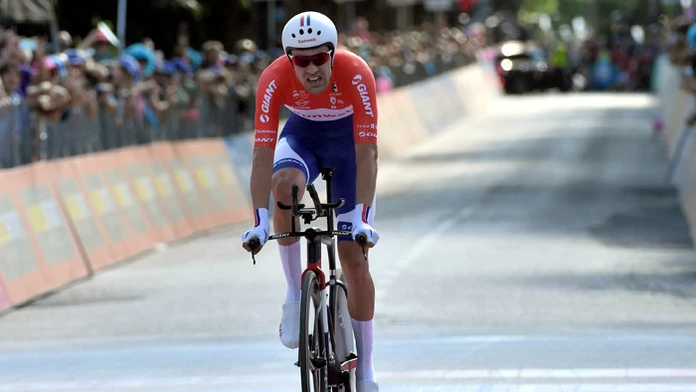 Holandský cyklista Tom Dumoulin.