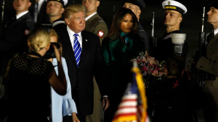 Americký prezident Donald Trump v Poľsku.