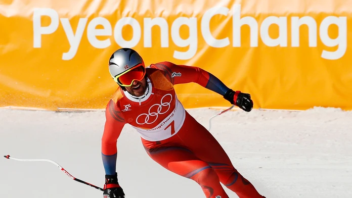 Slovenská lyžiarka Petra Vlhová počas obrovského slalomu na ZOH 2018.