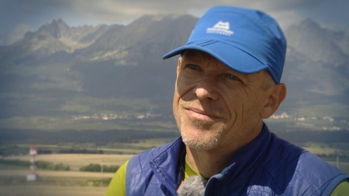 Slovenský horolezec Peter Hámor