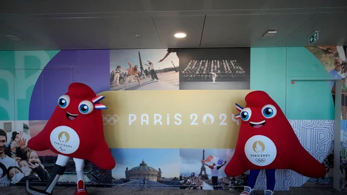Maskotom hier v Paríži bude Frýgická čiapka. Symbolizuje spojivo medzi obdobím antiky a Francúzskom