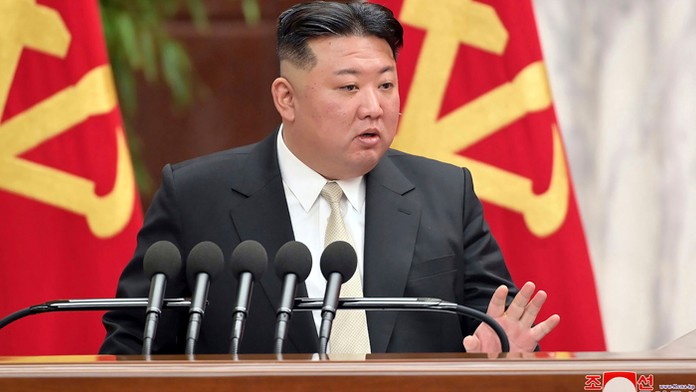 Severokórejský vodca Kim Čong-un.
