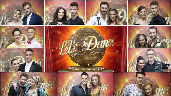 Jedenásť súťažných párov Let's Dance 