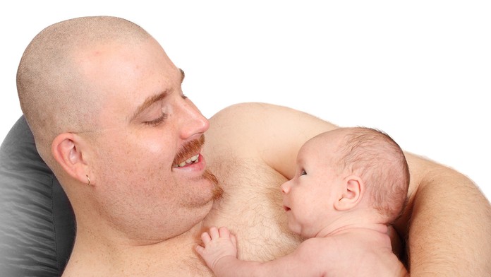 Otec a dieťa - ilustračná snímka