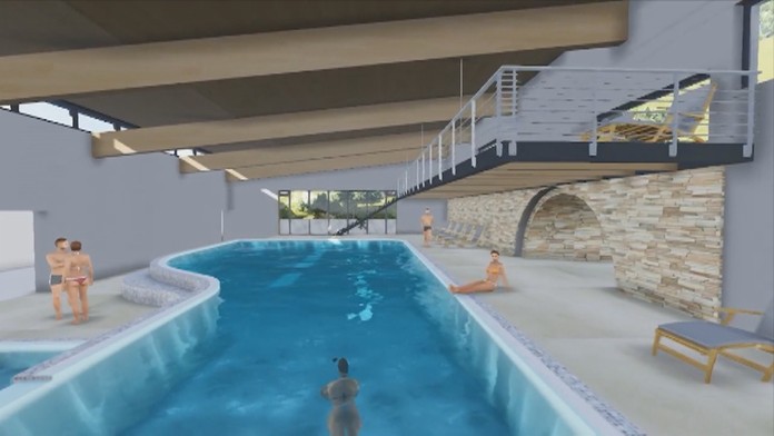 Takto by mal vyzerať nový bazén v aquaparku vo Vyhniach.
