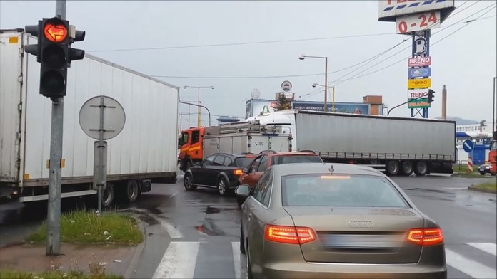 Zapchatá križovatka