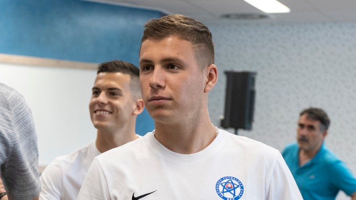 Tréner slovenskej futbalovej reprezentácie Pavel Hapal na zraze.