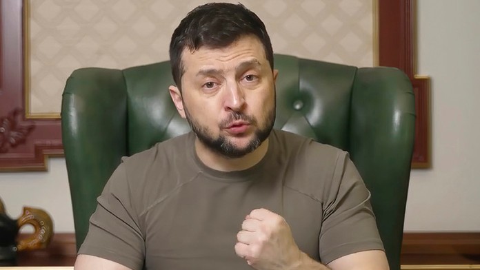 Ukrajinský prezident Volodymyr Zelenskyj.