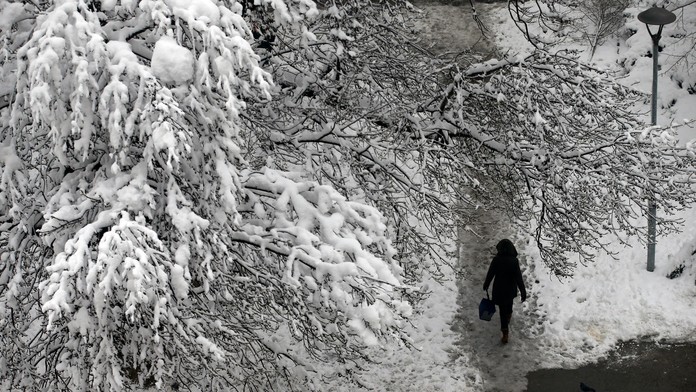 Mrazivé počasie v Srbsku