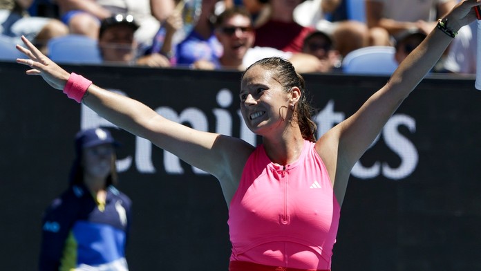 Daria Kasatkinová počas Australian Open