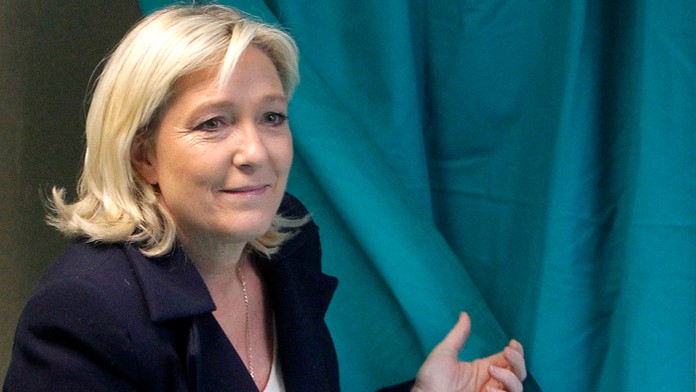 Líderka krajne pravicového Národného frontu Marine Le Penová.