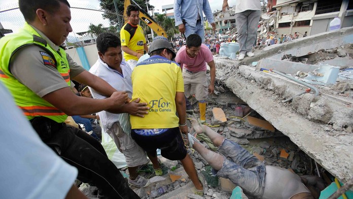 Zemetrasenie v Ekvádore