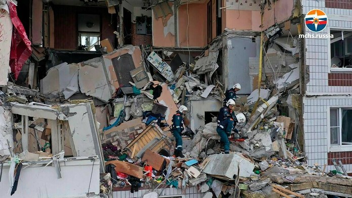 Výbuch plynu v bytovke