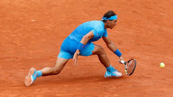 Rafael Nadal na Roland Garros.