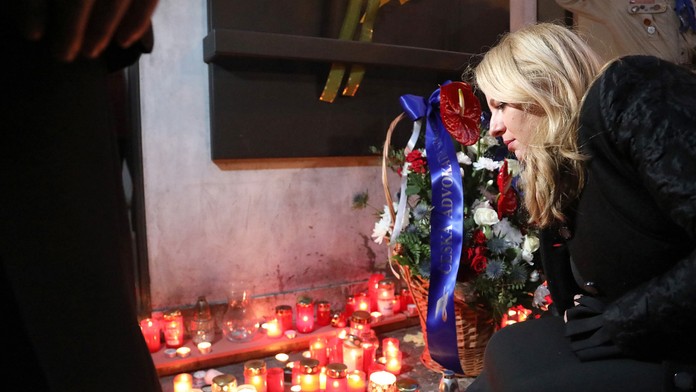 Slovenská prezidentka Zuzana Čaputová počas návštevy Prahy.