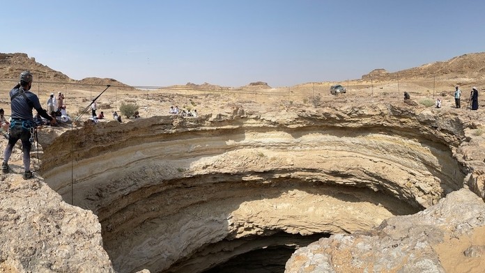 Barhútska studňa známa aj ako Pekelná studňa.