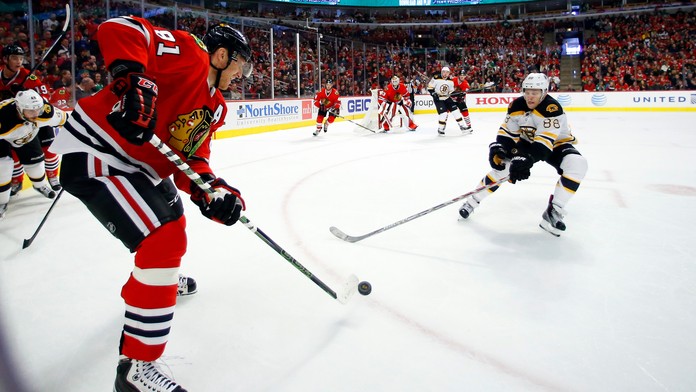 Chicago Blackhawks a Marián Hossa.