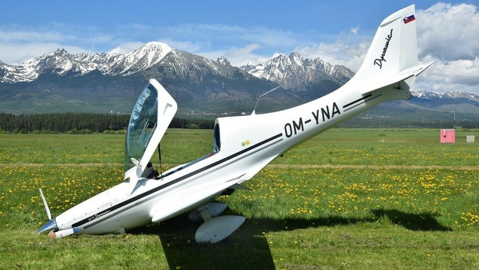 Havarované lietadlo pod Tatrami.